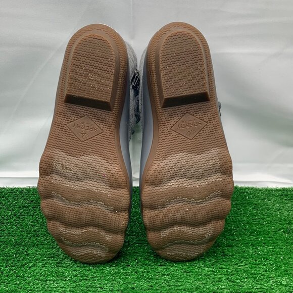 Sperry Duck Boot Women's Size 6.5 M Grey Syren Gulf Quilted Waterproof Rubber - Picture 4 of 9